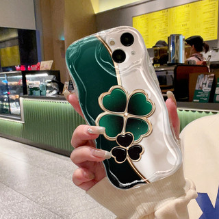 Ốp Lưng OPPO A53 2020 A33 2020 A53s A54 A32 A11s Sáng tạo thời trang cỏ bốn lá/tình yêu