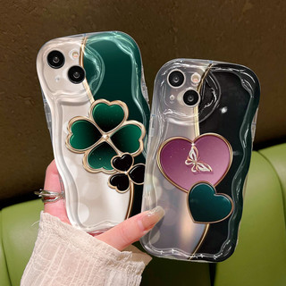 Ốp Lưng OPPO A53 2020 A33 2020 A53s A54 A32 A11s Sáng tạo thời trang cỏ bốn lá/tình yêu