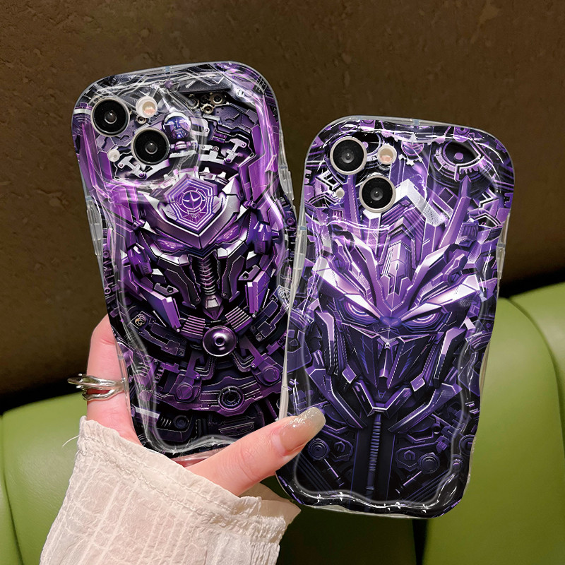 Ốp Lưng OPPO A7 A5s A5 A3s A12e A12 A12s A11k Realme C1 Case Trong suốt Robot hoạt hình siêu mát mẻ