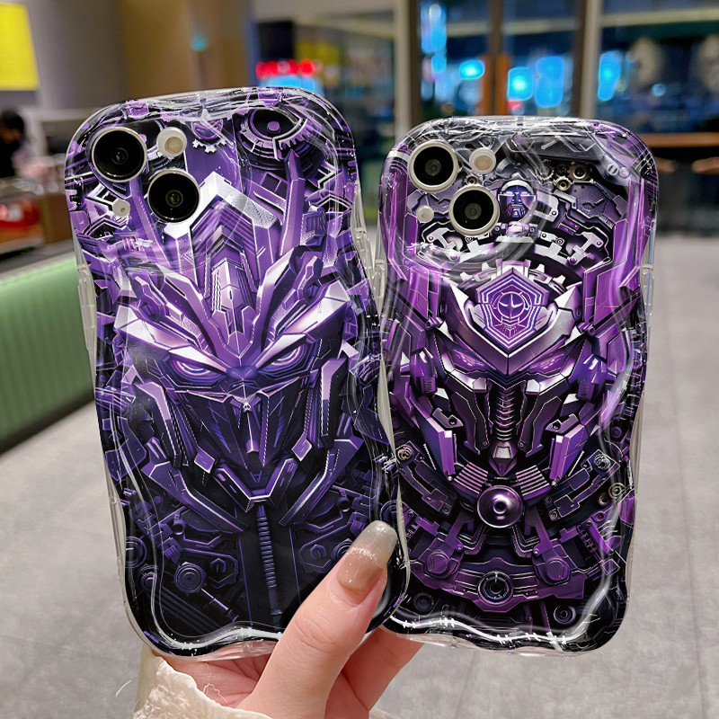 Ốp Lưng OPPO A7 A5s A5 A3s A12e A12 A12s A11k Realme C1 Case Trong suốt Robot hoạt hình siêu mát mẻ