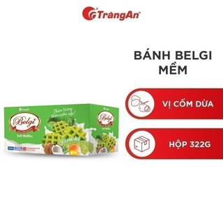 [QUÀ TẶNG KHÔNG BÁN] Bánh Belgi trứng sữa mềm các vị trọng lượng 322g (móp nhẹ)