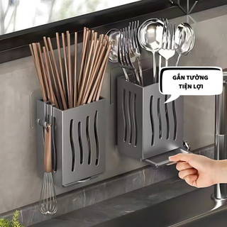 Kệ Để Dao Giá Đựng Dao Kéo Nhà Bếp Ống Đựng Đũa Giá Để Đũa Thìa Kệ Để Đồ Nhà Bếp Đa Năng Life Plus - KDNB01