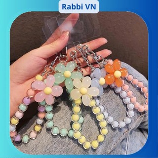 [Tròn Hoa] Dây Đeo Điện Thoại / Chìa Khoá Nhiều hoạ tiết Hàn Quốc dễ thương xinh xắn RABBI