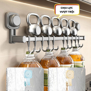 Giá để vung xoong nồi Móc treo đồ nắp nồi hút chân không nhà tắm nhà bếp đa năng chịu lực Life Plus - MTD05