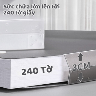 Túi Đựng Tài Liệu A4 A3 A2 Sức Chứa 240 Tờ, Bìa Đựng Tài Liệu Chống Thấm Nước Có Quai Cầm Life Plus - KTL02