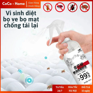 Bình Xịt Diệt Bọ Ve, Bọ Rệp, Mạt Bụi 300ml Xịt Côn Trùng Chiết Xuất Thiên Nhiên Sử Dụng Tới 4000 Lần Life Plus - BXCT02