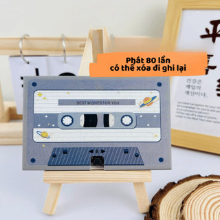 Thiệp Ghi Âm, Thẻ Ghi Âm Giọng Nói 60 Giây, Thiệp Sinh Nhật Ghi Âm Lời Chúc, Làm Quà Tặng Sinh Nhật Life Plus - TGA01