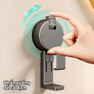 Móc Treo Chậu Nhà Tắm Hút Chân Không Chắc Chắn, Móc Treo Đồ Thau Chậu Tái Sử Dụng Nhiều Lần Life Plus - MC03