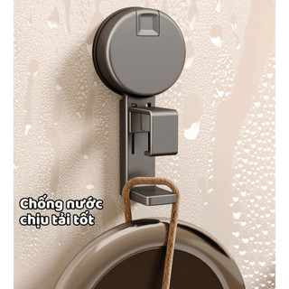 Móc Treo Chậu Nhà Tắm Hút Chân Không Chắc Chắn, Móc Treo Đồ Thau Chậu Tái Sử Dụng Nhiều Lần Life Plus - MC03