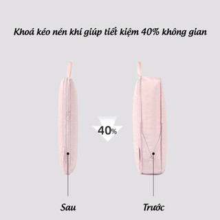 Túi Đựng Đồ Du Lịch Túi Đựng Quần Áo Tiết Kiệm Không Gian Túi Đựng Giày Chống Bụi Chống Ẩm Tiện Lợi Life Plus - TDL01