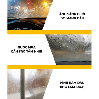 Chống Bám Nước Kính Ô Tô Đa Năng Lau Kính Nano Chống Nước Mưa Kèm Miếng Bọt Biển 120ml Life Plus - XOT01