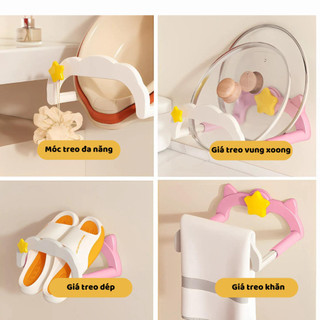 Móc Treo Chậu Nhà Tắm Hút Chân Không Giá Treo Chậu Nhà Tắm Giá Treo Thau Chậu Móc Treo Thau Chậu Life Plus - MC02