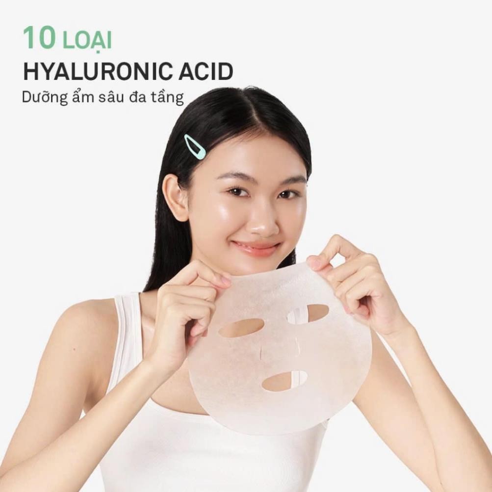 Mặt nạ Hyaluronic B5 Candid cấp ẩm chuyên sâu, làm dịu và hỗ trợ phục hồi, Miếng 22.22g - PAH