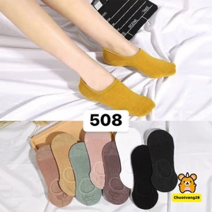 Set 10 đôi tất hài nữ chất liệu len tăm giữ nhiệt thoáng khí phong cách Hàn Quốc