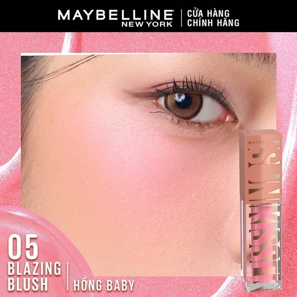 Má Hồng Kem Sunkisser Căng Mọng Bền Màu 12H Maybelline New York 4.7ml