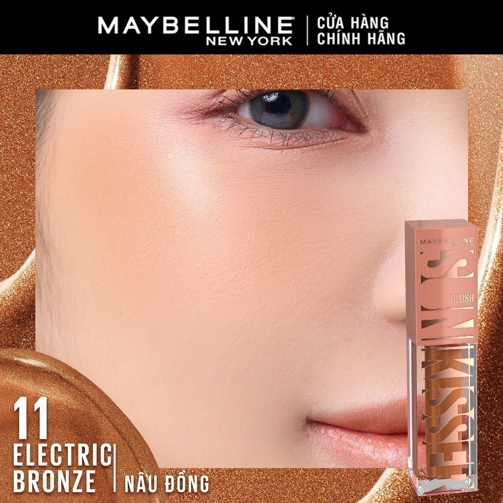 Má Hồng Kem Sunkisser Căng Mọng Bền Màu 12H Maybelline New York 4.7ml