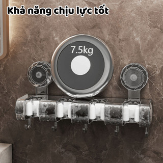 Móc Treo Chổi Kẹp Treo Cây Lau Nhà Hút Chân Không Siêu Chắc, Giá Móc Treo Đồ Đa Năng Chịu Lực Tốt Life Plus - MTC01