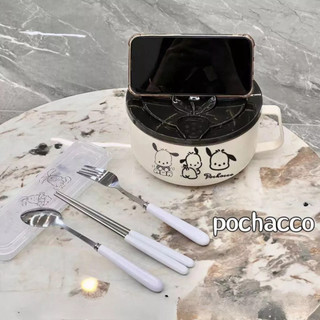 Bát Ăn Mì Bát Inox Ăn Mì Tôm Có Tay Cầm Và Nắp Cách Nhiệt Ca Úp Mì Bát Úp Mì Cao Cấp Tô Mì Life Plus - TM01
