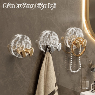 Móc Dán Tường Treo Giữ Phích Cắm Điện Móc Treo Đồ Đa Năng Trong Suốt Sang Trọng Life Plus - MD03