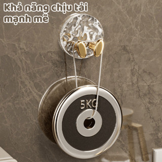 Móc Dán Tường Treo Giữ Phích Cắm Điện Móc Treo Đồ Đa Năng Trong Suốt Sang Trọng Life Plus - MD03