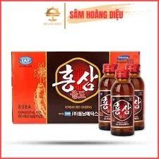 Kho SÂM HOÀNG DIỆU Nước uống hồng sâm Dongnam hộp 10 chai x 100ml