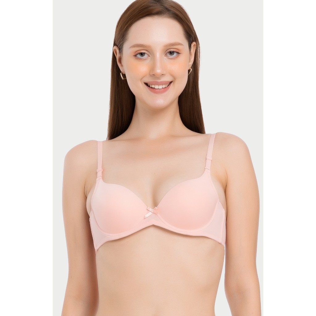 Ảnh Áo ngực nữ Misaki cúp 3/4 mút vừa nylon trơn M1023 3