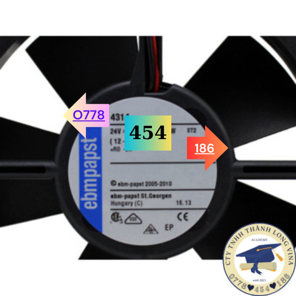ebmPapst Multifan 4314 24V 210ma 5W 12032 Quạt Hướng Trục | Shopee Việt Nam