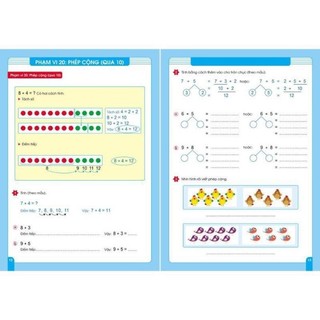 [Chuẩn NXB] Sách - Combo 2 cuốn rèn kỹ năng - Tính nhanh tính nhẩm và cộng trừ trong phạm vi 100