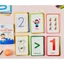 Sách - 2 bộ thẻ bé học toán - Bộ thẻ chữ cái và chữ ghép - Dành cho trẻ 4-6 tuổi - Khổ lớn 10x15cm