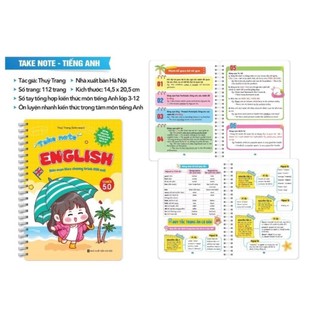 [Chuẩn NXB] Sách - Take Note English - Biên soạn theo chương trình SGK mới – Phiên bản Mới 5.0