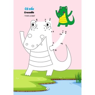 [Chuẩn NXB] Sách – Bộ bé tô màu song ngữ Anh Việt phát triển trí thông minh cho bé 2-6 tuổi (Bộ 8 quyển)
