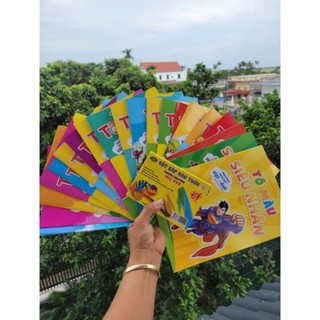 [Chuẩn NXB] Sách - Bộ 20 quyển tập tô màu song ngữ cho bé từ 3 4 5 6 tuổi mẫu giáo mầm non nhiều chủ đề