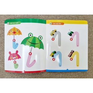 [Chuẩn NXB] Sách - Vở tập tô vẽ thông minh viết xóa được Wipe Clean - Bộ 5 cuốn kèm bút