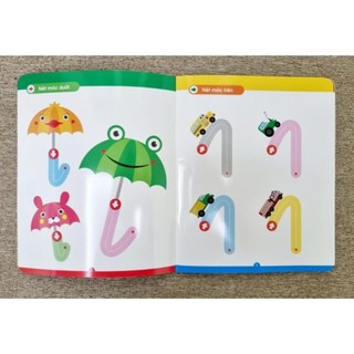 [Chuẩn NXB] Sách - Vở tập tô vẽ thông minh viết xóa được Wipe Clean - Bộ 5 cuốn kèm bút