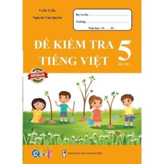 [Chuẩn NXB] Combo sách bài tập tuần và đề kiểm tra lớp 5 môn Toán và Tiếng Việt Học kì 1 (4 cuốn)