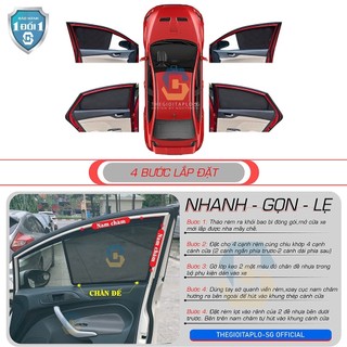 [Ford Escape] Rèm che nắng,chống tia UV bộ 4 cánh khung thép có nam châm hít cữa tự động tiện lợi dành cho oto