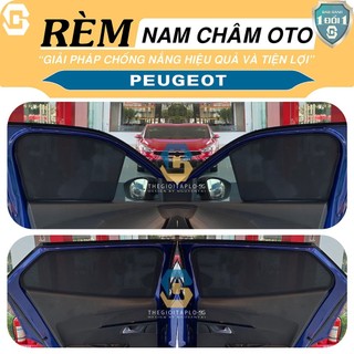 [Các dòng Peugeot] Rèm che nắng,chống tia UV bộ 4 cánh khung thép có nam châm hít cữa tự động tiện lợi dành cho oto