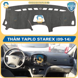 [Hyundai Starex 2009-2014] Thảm taplo oto da Nano Blockers UV, 3D Flare, Nhung lông tuyết viền Ziczac chống cong vênh