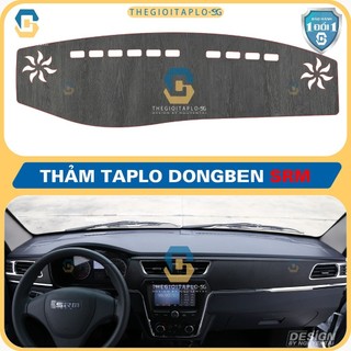 [Dongben SRM] Thảm taplo oto da Nano Blockers UV, 3D Flare, Nhung lông tuyết viền Ziczac chống cong vênh