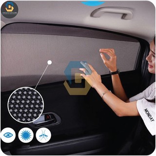 [Land Cruiser Prado] Rèm che nắng,chống tia UV bộ 4 cánh khung thép có nam châm hít cữa tự động tiện lợi dành cho oto