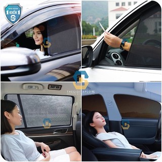 [Hyundai Avante] Rèm che nắng,chống tia UV bộ 4 cánh khung thép có nam châm hít cữa tự động tiện lợi dành cho oto