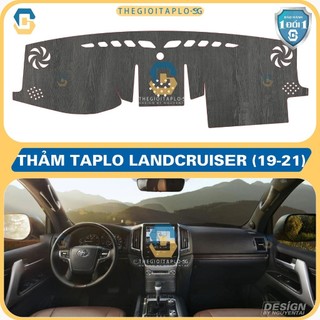[Land Cruiser Parado 2019] Thảm taplo oto da Nano Blockers UV, 3D Flare, Nhung lông tuyết viền Ziczac chống cong vênh