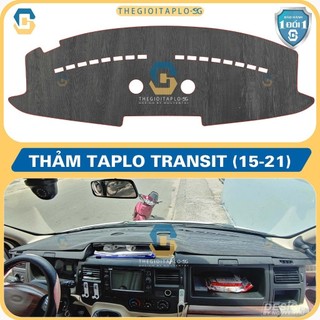 [Ford Transit 2015-2026] Thảm taplo oto da Nano Blockers UV, 3D Flare, Nhung lông tuyết viền Ziczac chống cong vênh