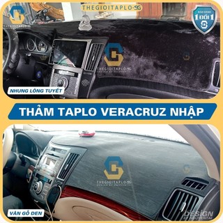 [Hyundai Veracruz] Thảm taplo oto da Nano Blockers UV, 3D Flare, Nhung lông tuyết viền Ziczac chống cong vênh