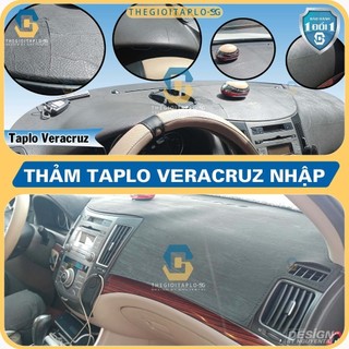 [Hyundai Veracruz] Thảm taplo oto da Nano Blockers UV, 3D Flare, Nhung lông tuyết viền Ziczac chống cong vênh