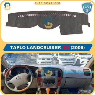 [Landcruiser GX 2005/LC300 2022] Thảm taplo oto da Nano Blockers UV,Nhung lông tuyết viền Ziczac chống cong vênh