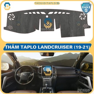 [Landcruiser GX 2005/LC300 2022] Thảm taplo oto da Nano Blockers UV,Nhung lông tuyết viền Ziczac chống cong vênh