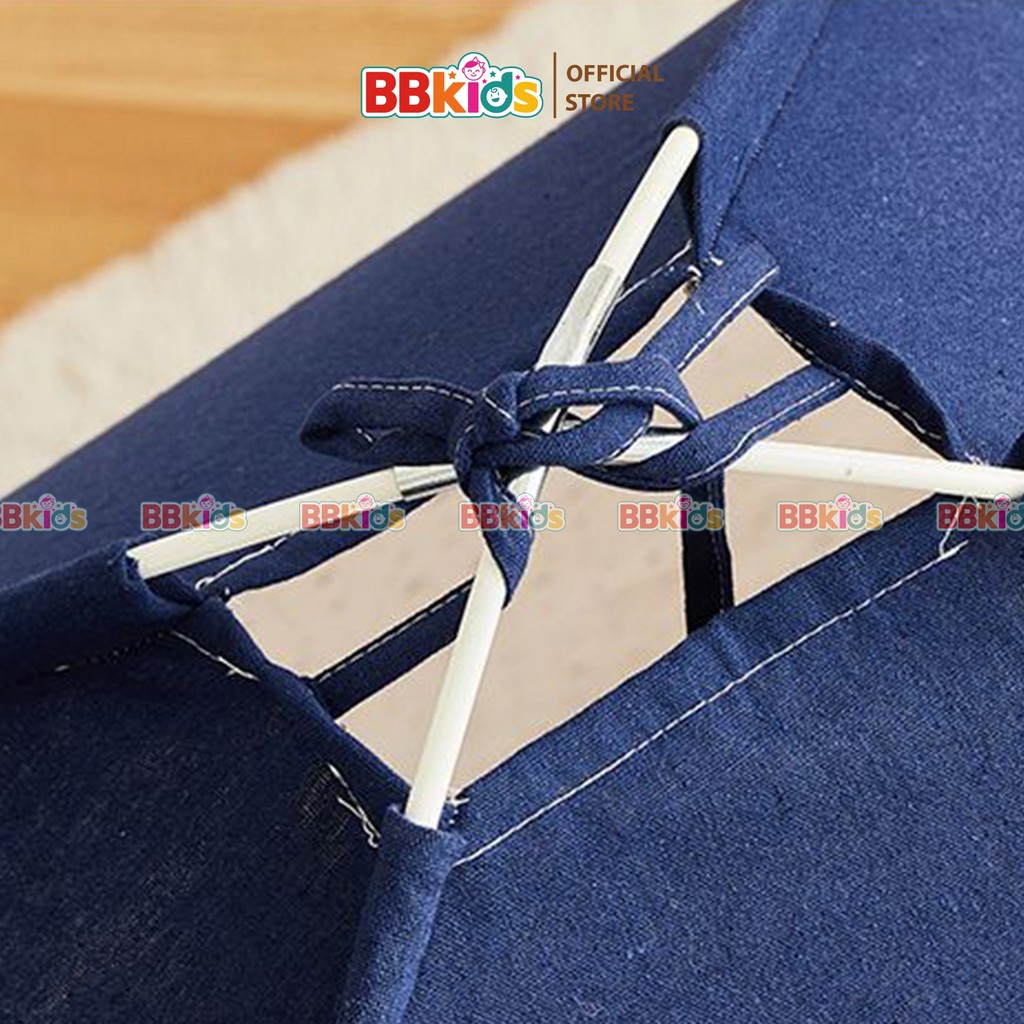 Lều Cho Bé Gái Trai BBkids, Công Chúa Cắm Trại Bằng Vải Canvas, Khung Chắc Chắn, Lều Bóng - BB028