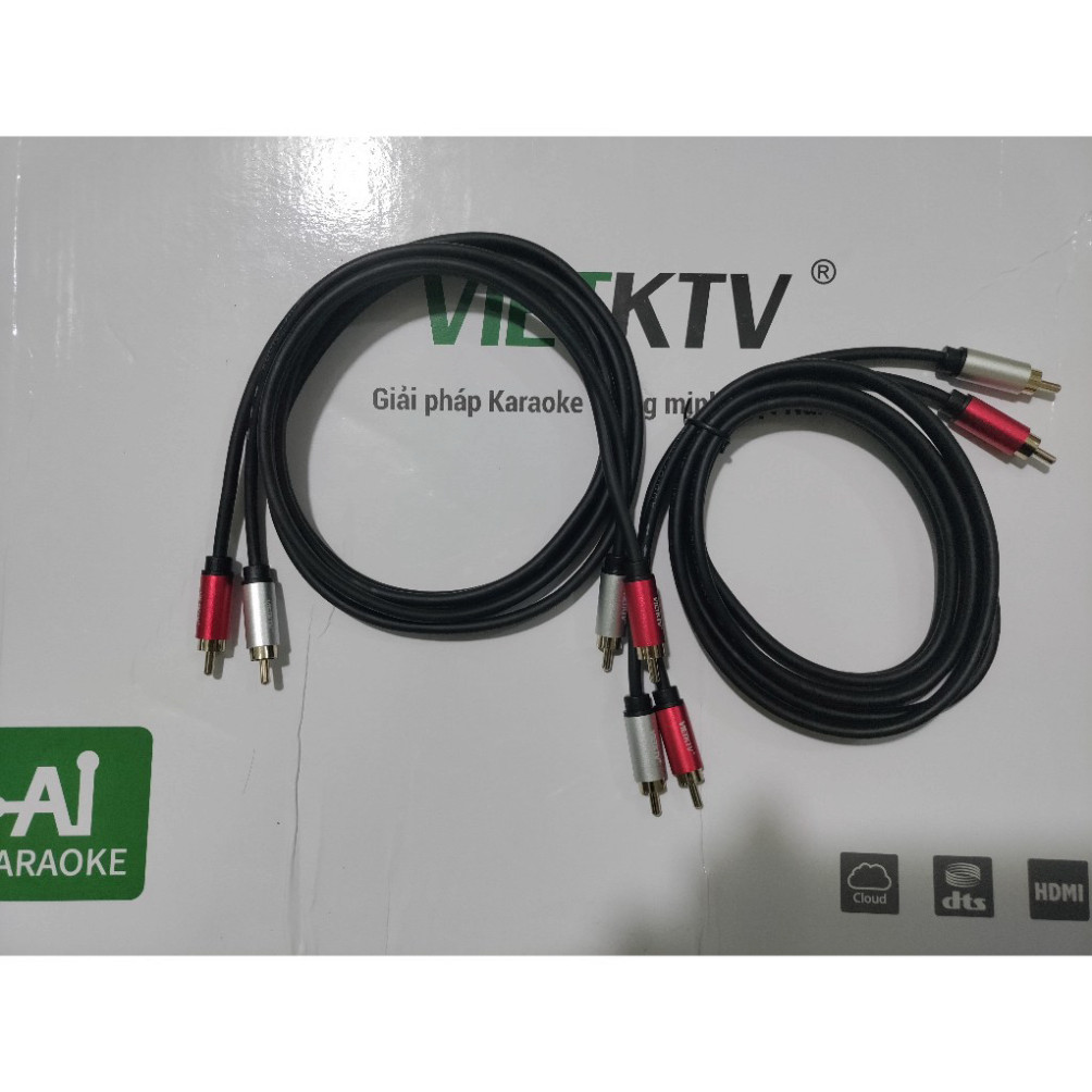 Dây AV hoa sen 2 đầu RCA 1,5M Việt KTV - Chính Hãng 2026 2026