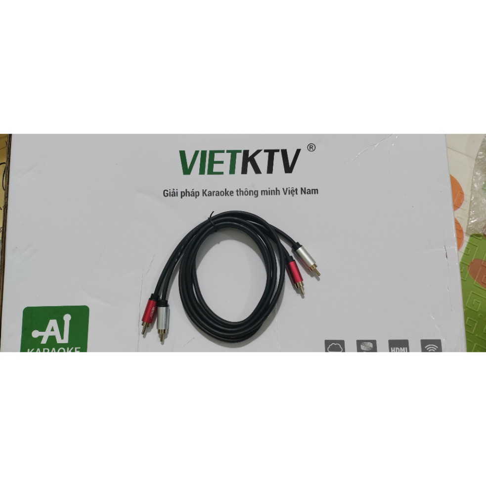 Dây AV hoa sen 2 đầu RCA 1,5M Việt KTV - Chính Hãng 2026 2026